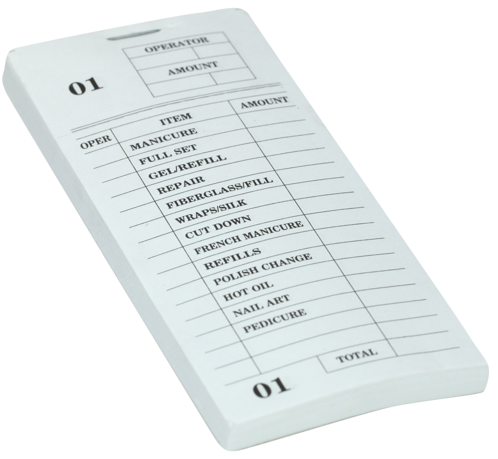 Cre8tion Nail Ticket Book 10 pcs.