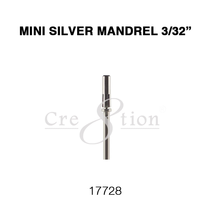 Cre8tion Mini Silver Mandrel 3/32'