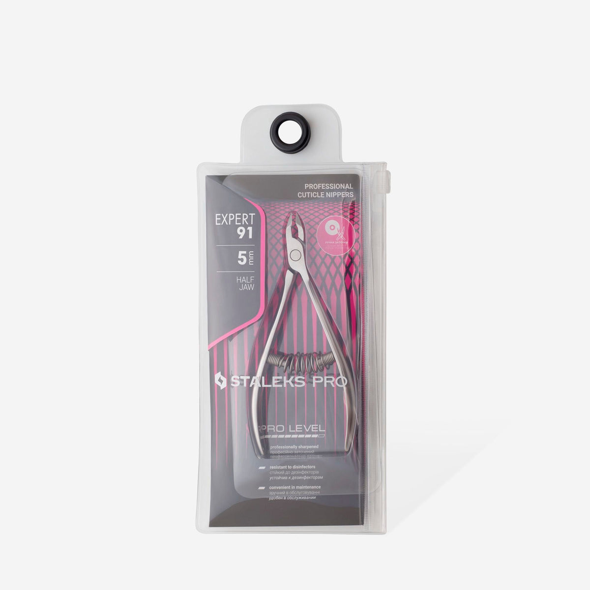 STALEKS Professional cuticle nippers EXPERT 91 5 mm