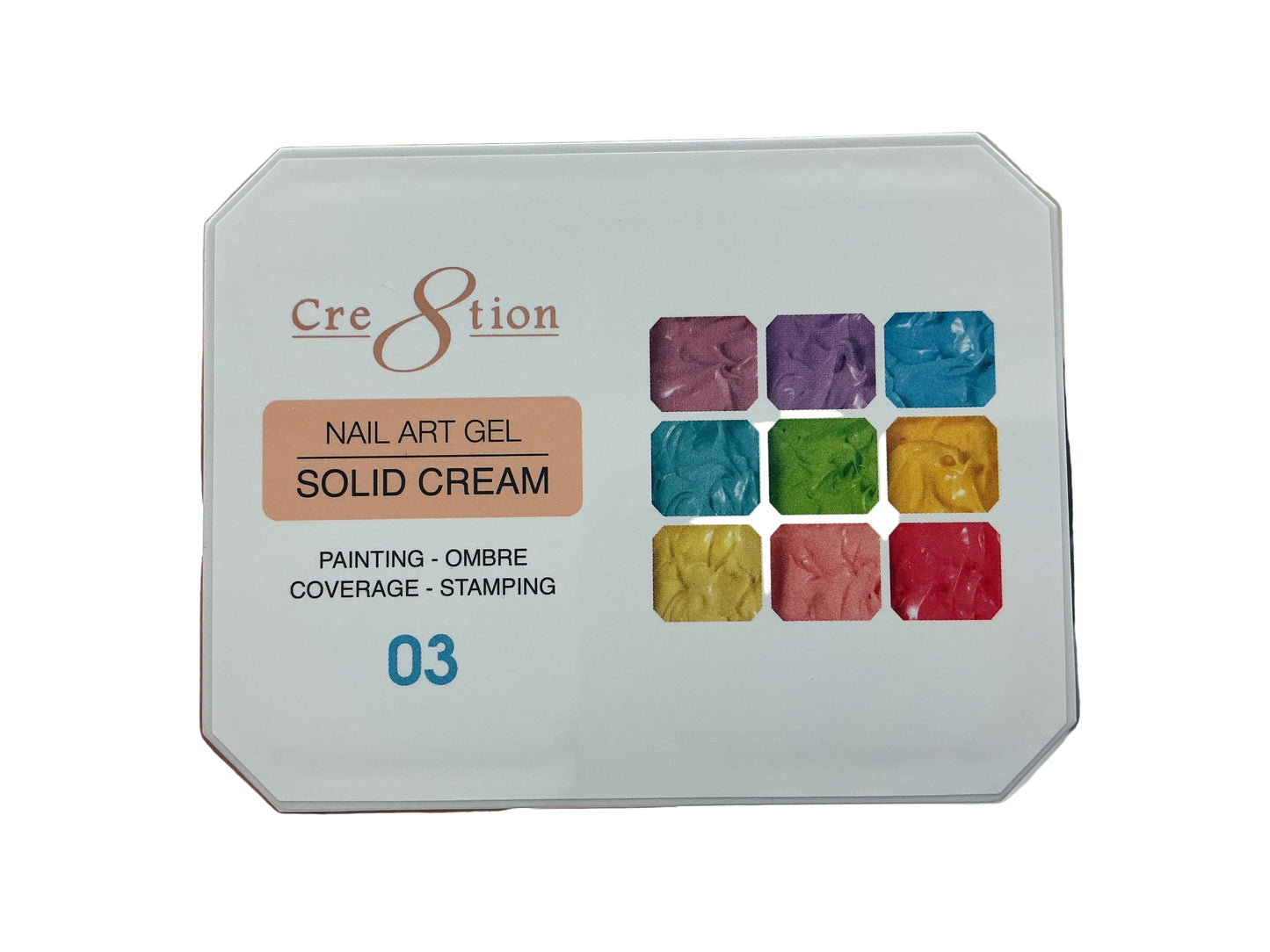 Cre8tion Solid Cream Nail Art Gel -03