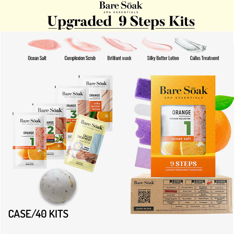 Bare Soak | 9 Steps Kit |Orange