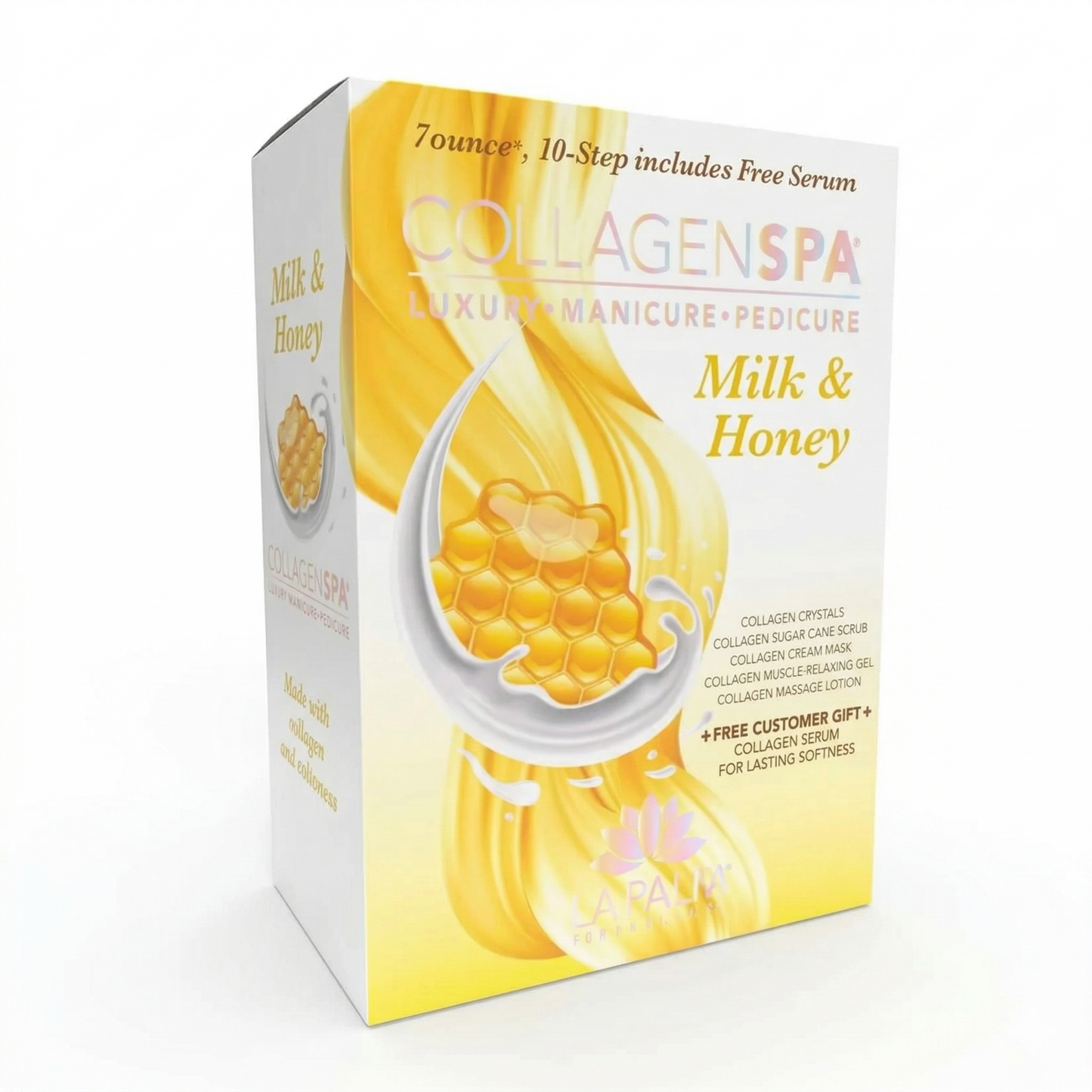 CollagenSpa: 10 Step Pedicure Kit- Milk & Honey