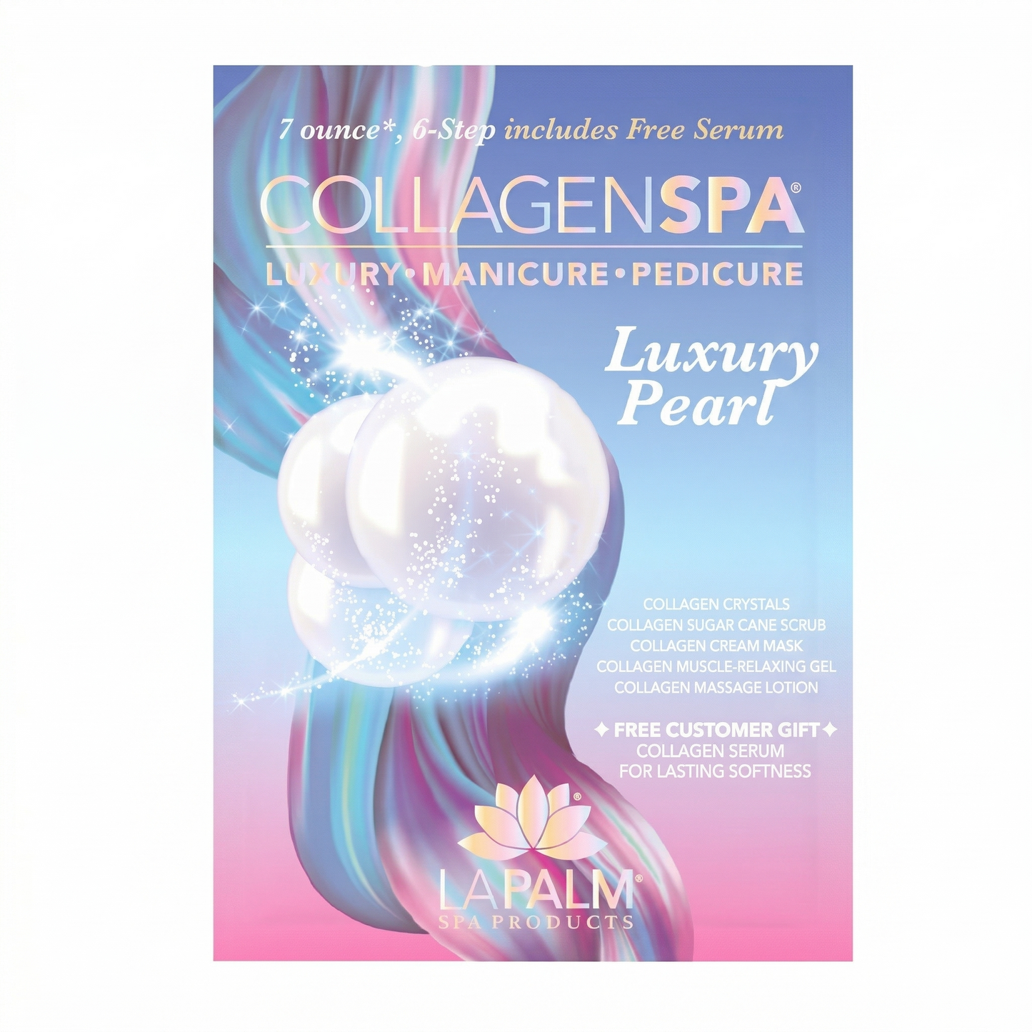 CollagenSpa: 6 Step Pedicure Kit- Luxury Pearl
