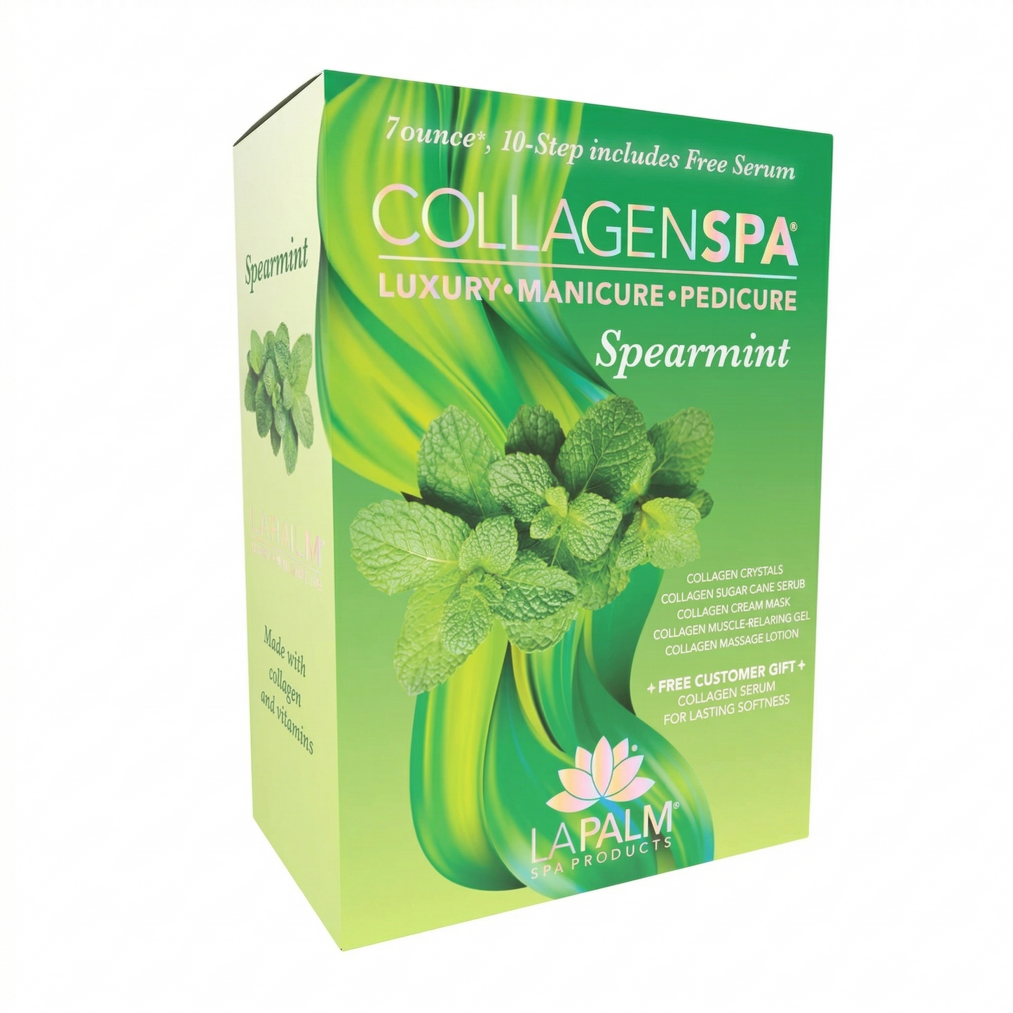 CollagenSpa: 10 Step Pedicure Kit- Spearmint