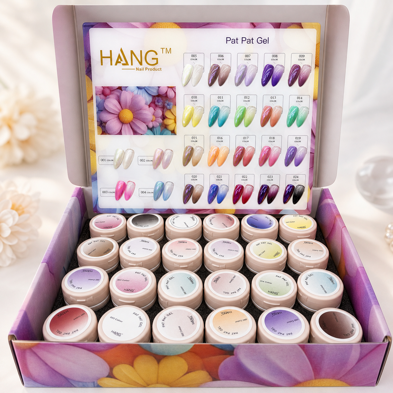 Hang Pat Pat Gel Set 24 Color Set