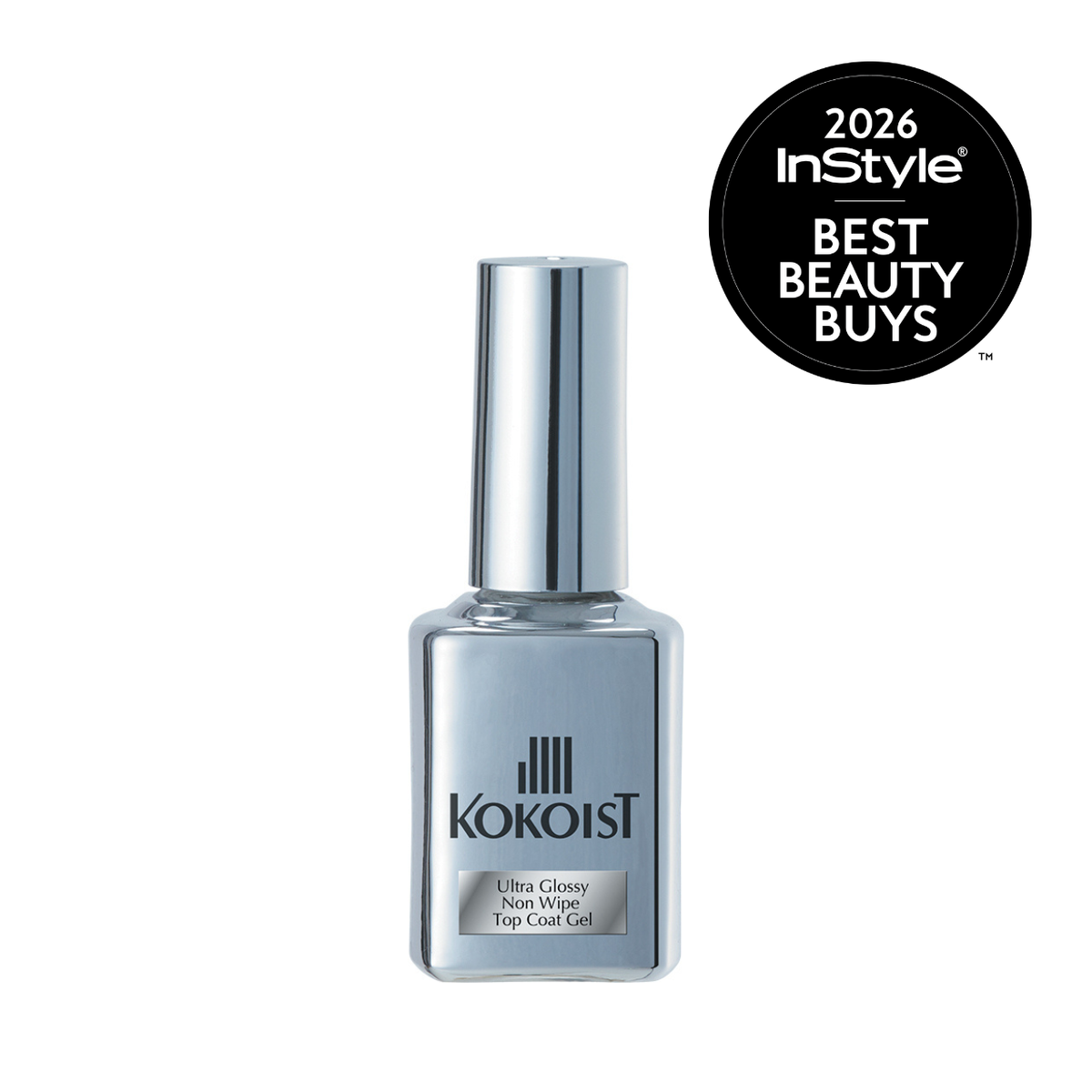 KOKOIST Ultra Glossy Non Wipe Top Coat Gel 15ml