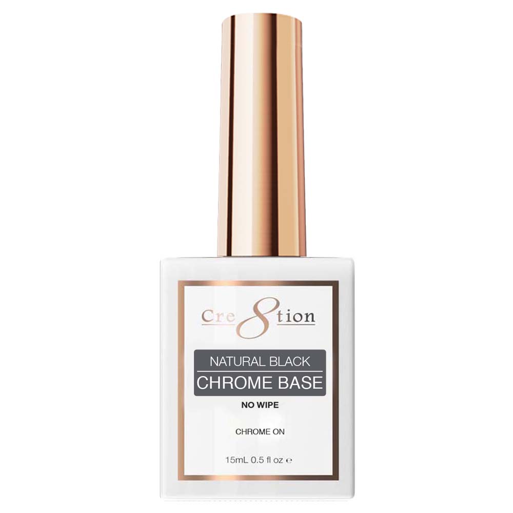 Cre8tion Chrome Base Natural Black 15 mL 0.5 oz bottle