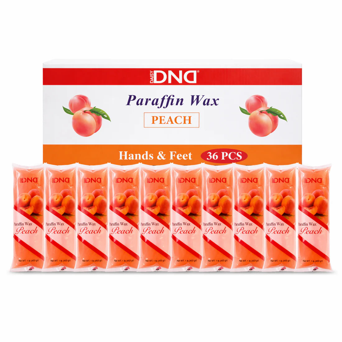 DND Peach Paraffin Wax (Case of 36)