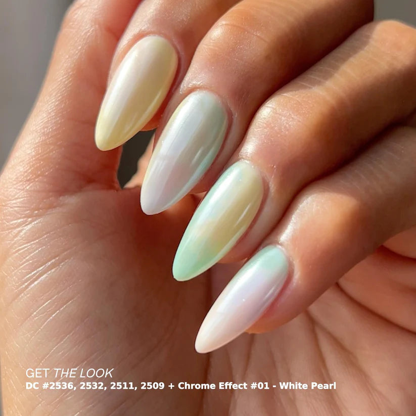 DND White Pearl Chrome Powder #1