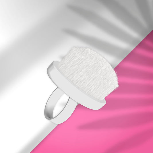 STALEKS EXPERT 03 Mini Finger Ring Manicure Brush for Dust Removal (10 pcs)