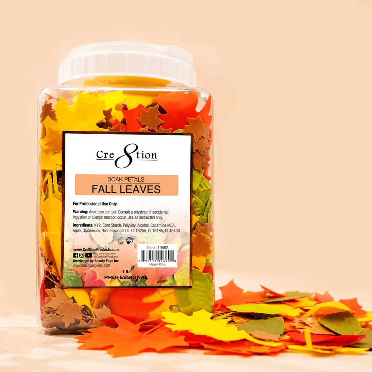 Cre8tion Soak Petals – Fall Leaves Jar