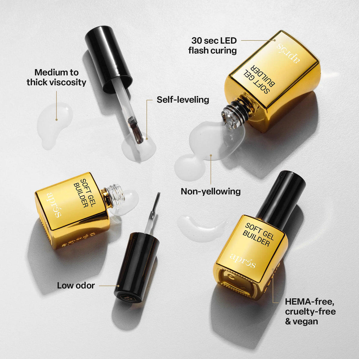 Aprés Soft Gel Builder in a Bottle 30 ml – view 7