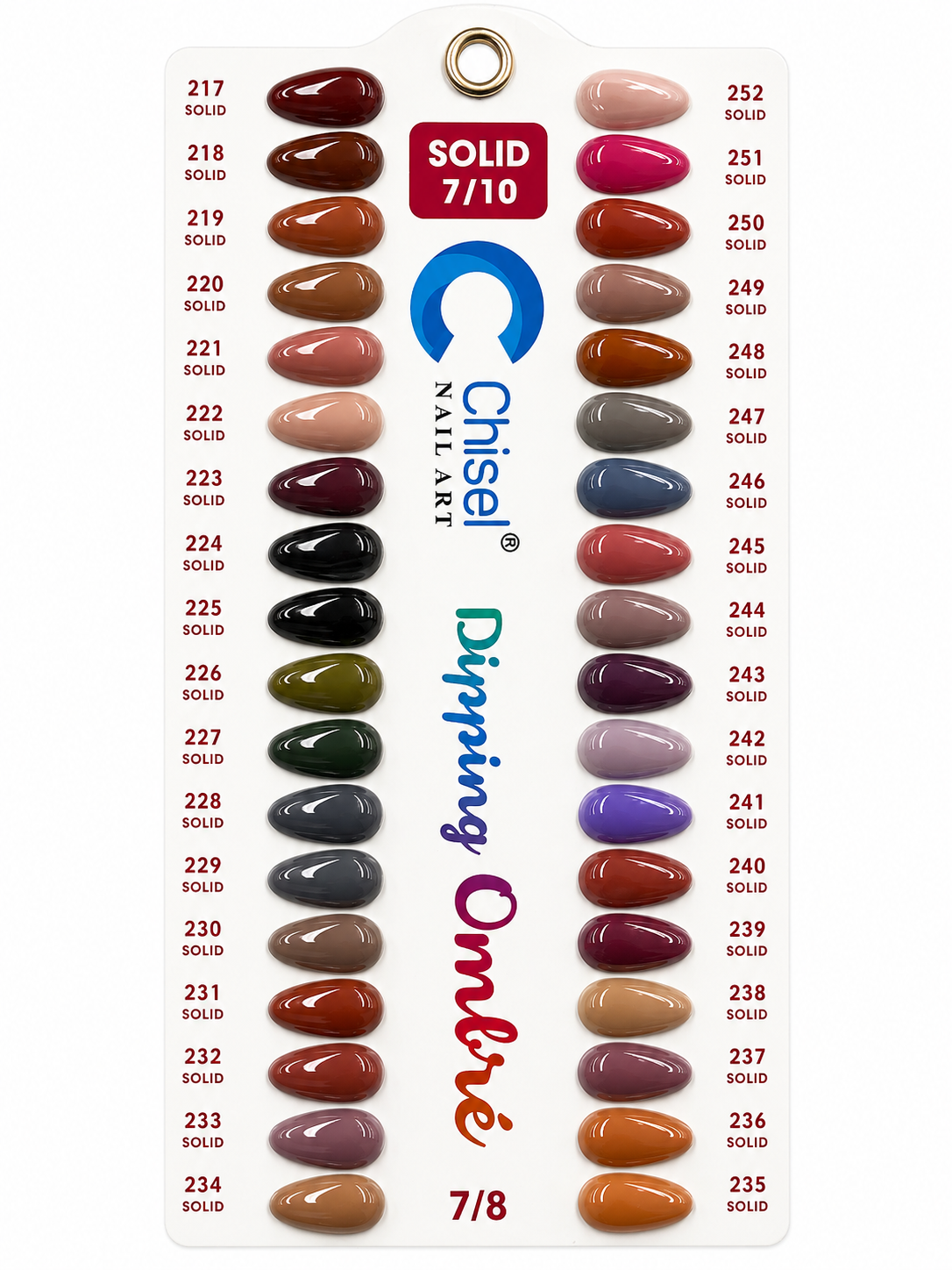 Chisel Acrylic & Dipping 2oz - Solid Colors