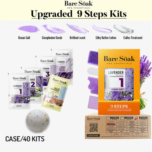 Bare Soak | 9 Steps Kit | Lavender Scent