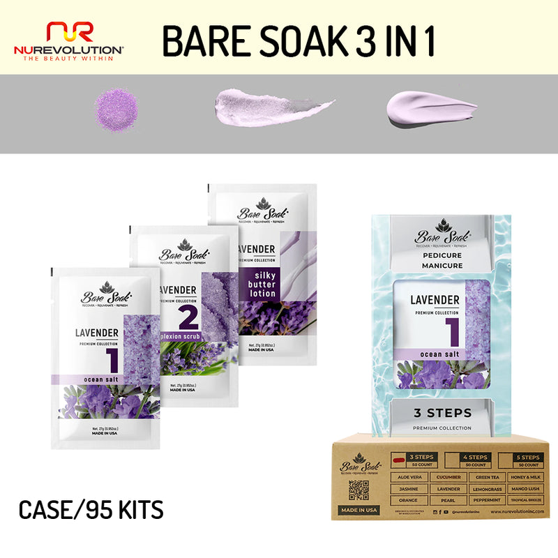 Bare Soak | 3 Step Pedicure Kit