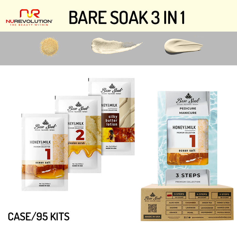 Bare Soak | 3 Step Pedicure Kit