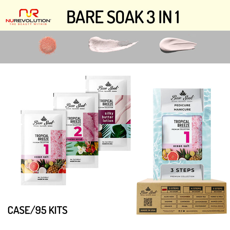 Bare Soak | 3 Step Pedicure Kit