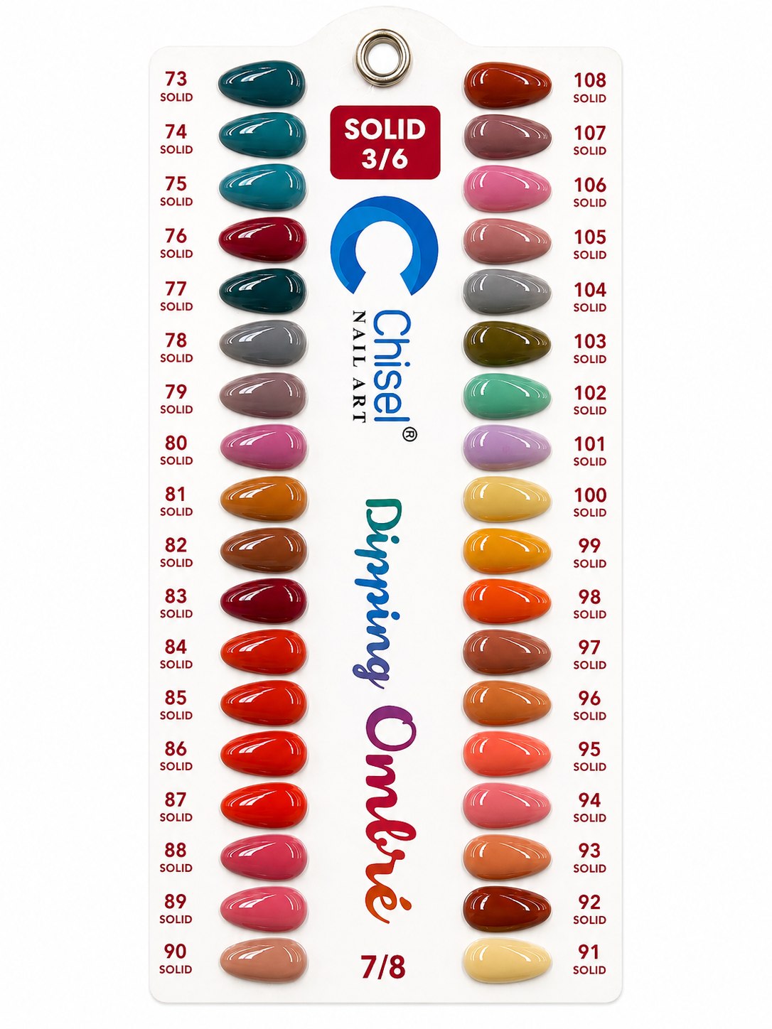 Chisel Acrylic & Dipping 2oz - Solid Colors