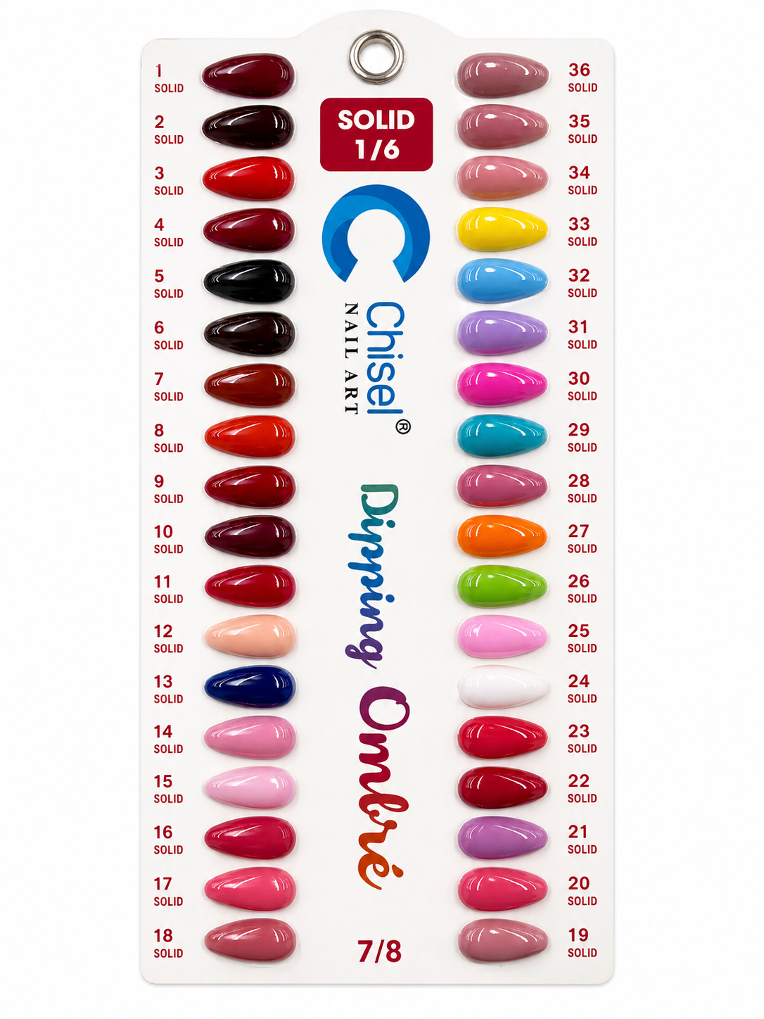 Chisel Acrylic & Dipping 2oz - Solid Colors