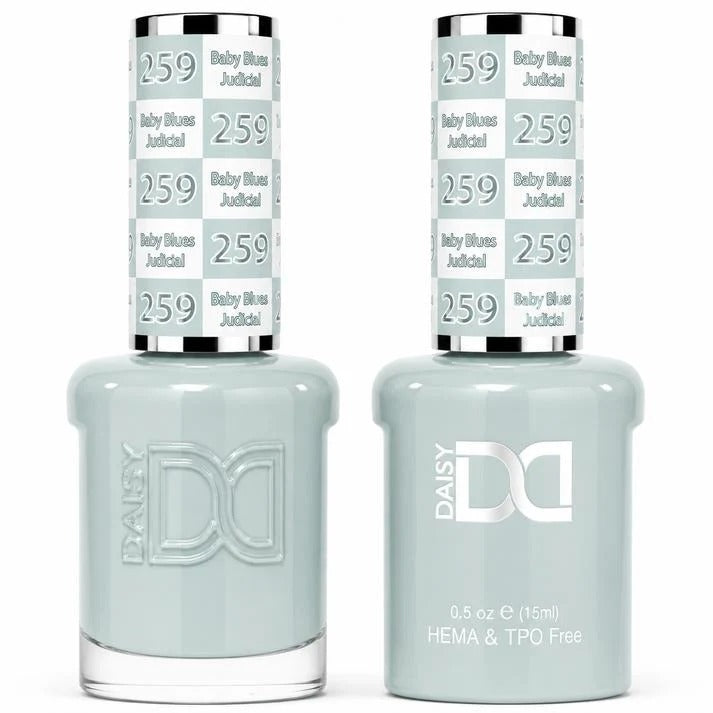 #259 Baby Blues Judicial Gel + Lacquer Duo