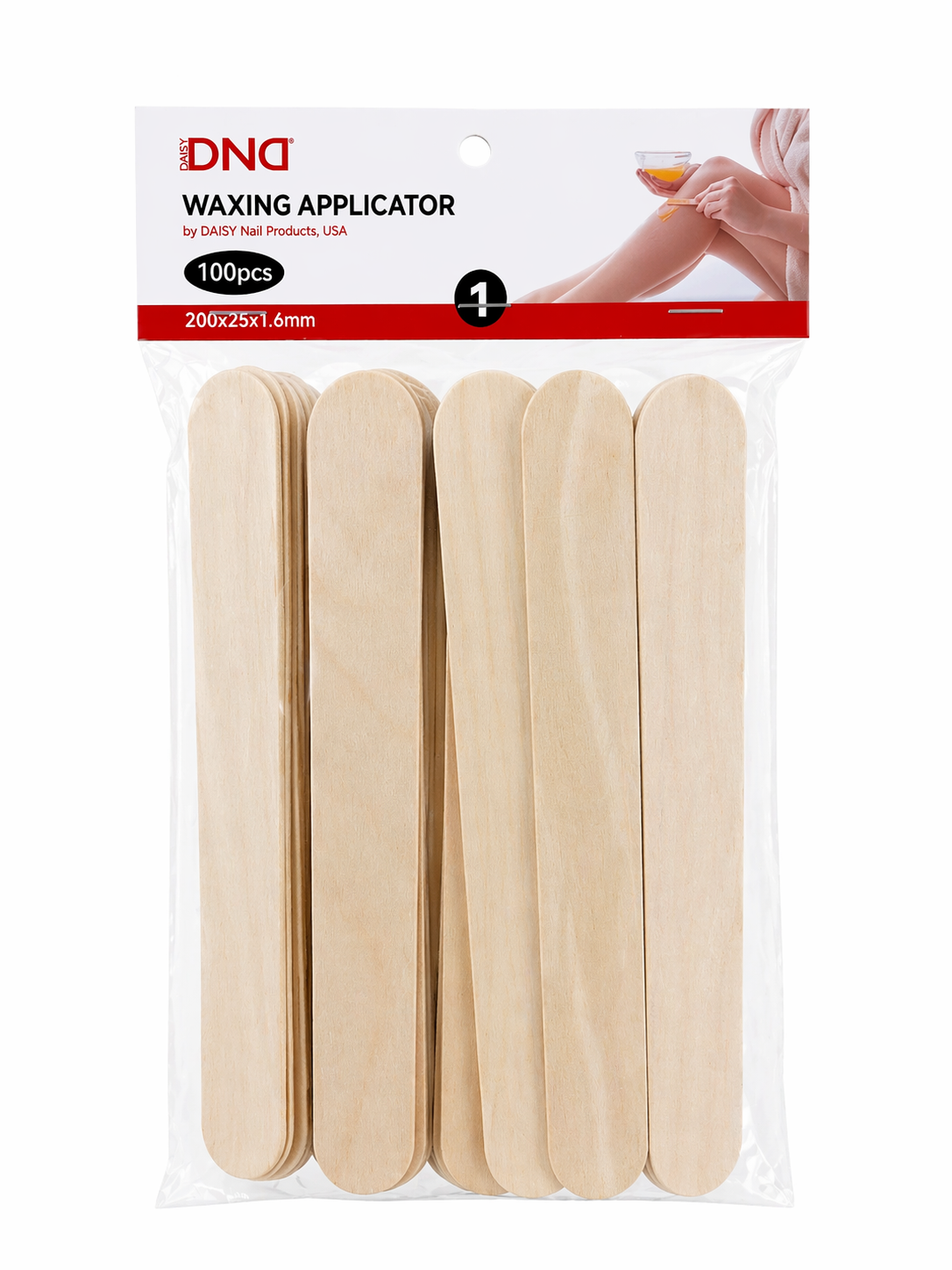 DND Large Wax Applicator #1 (100pc)