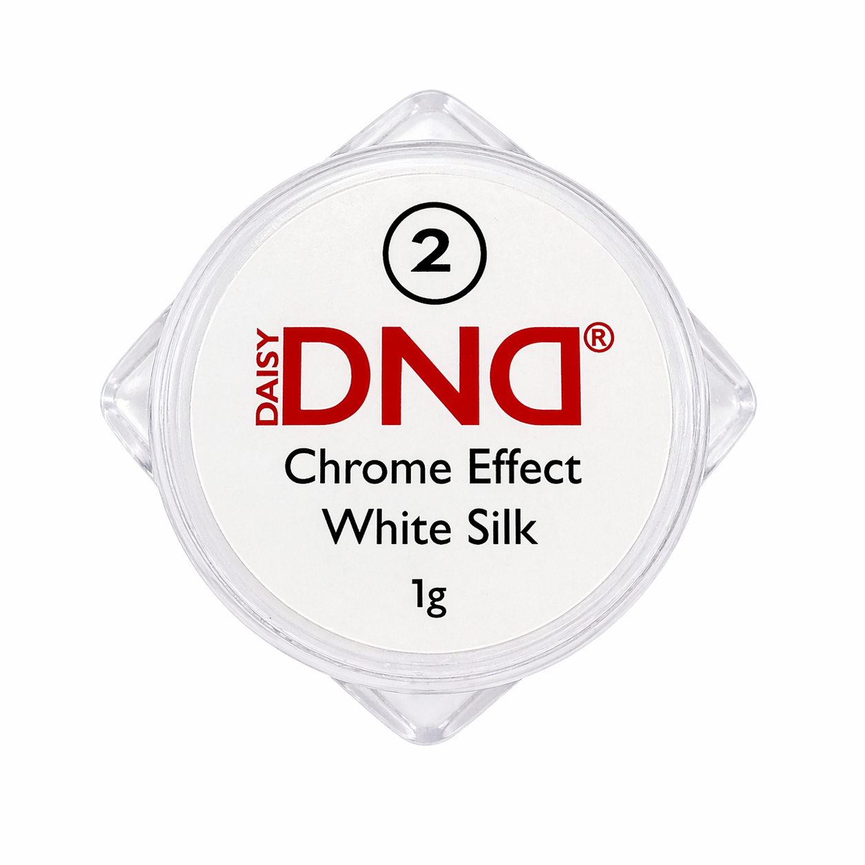 DND White Silk Chrome Powder #2