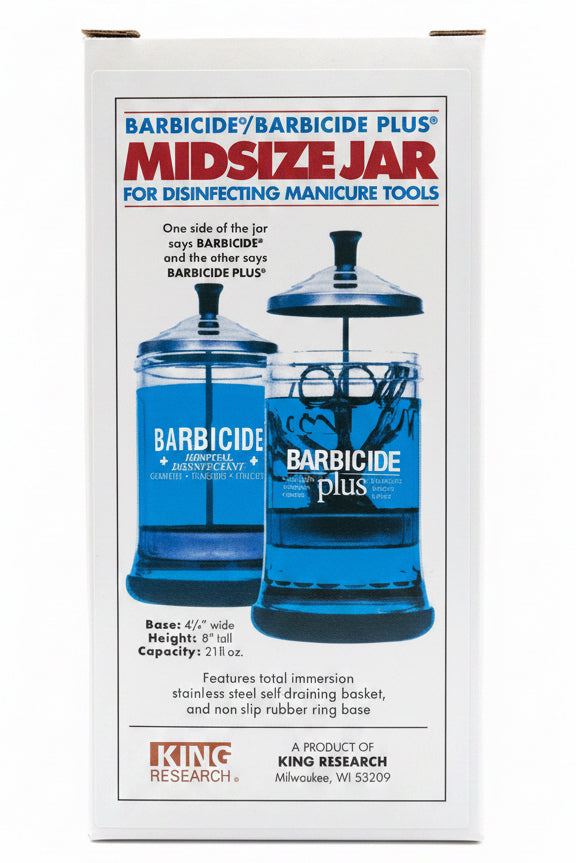 Barbicide Midsize Disinfecting Jar - 21 oz