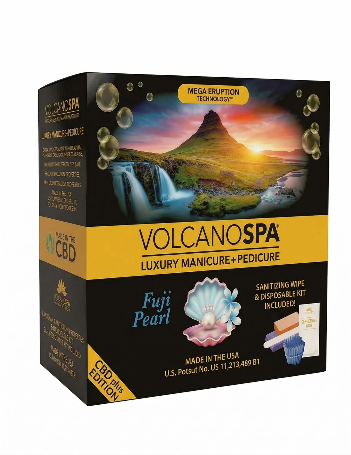 Volcano Spa: 10 Step Pedicure Kit - Fiji Pearl