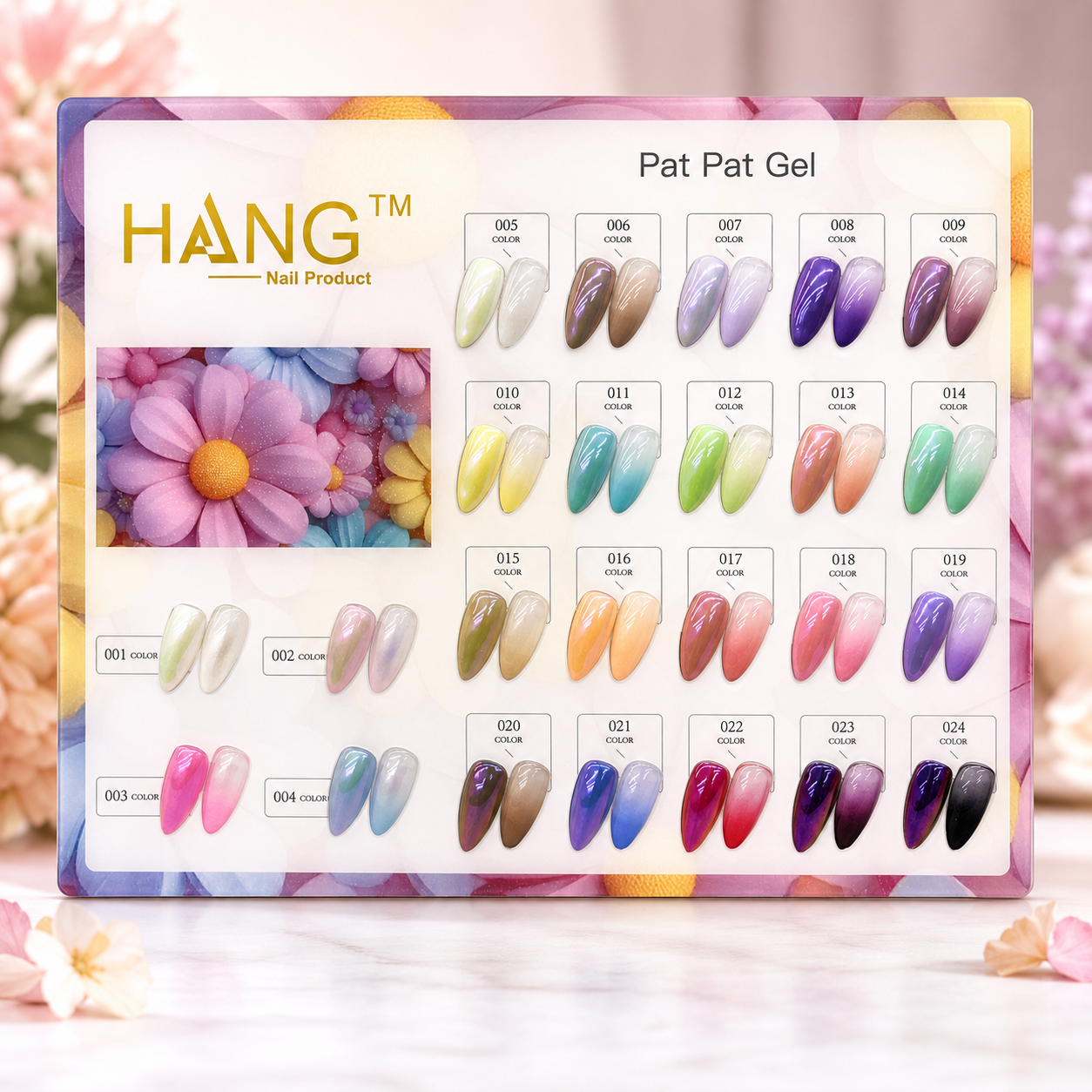 Hang Pat Pat Gel Set 24 Color Set