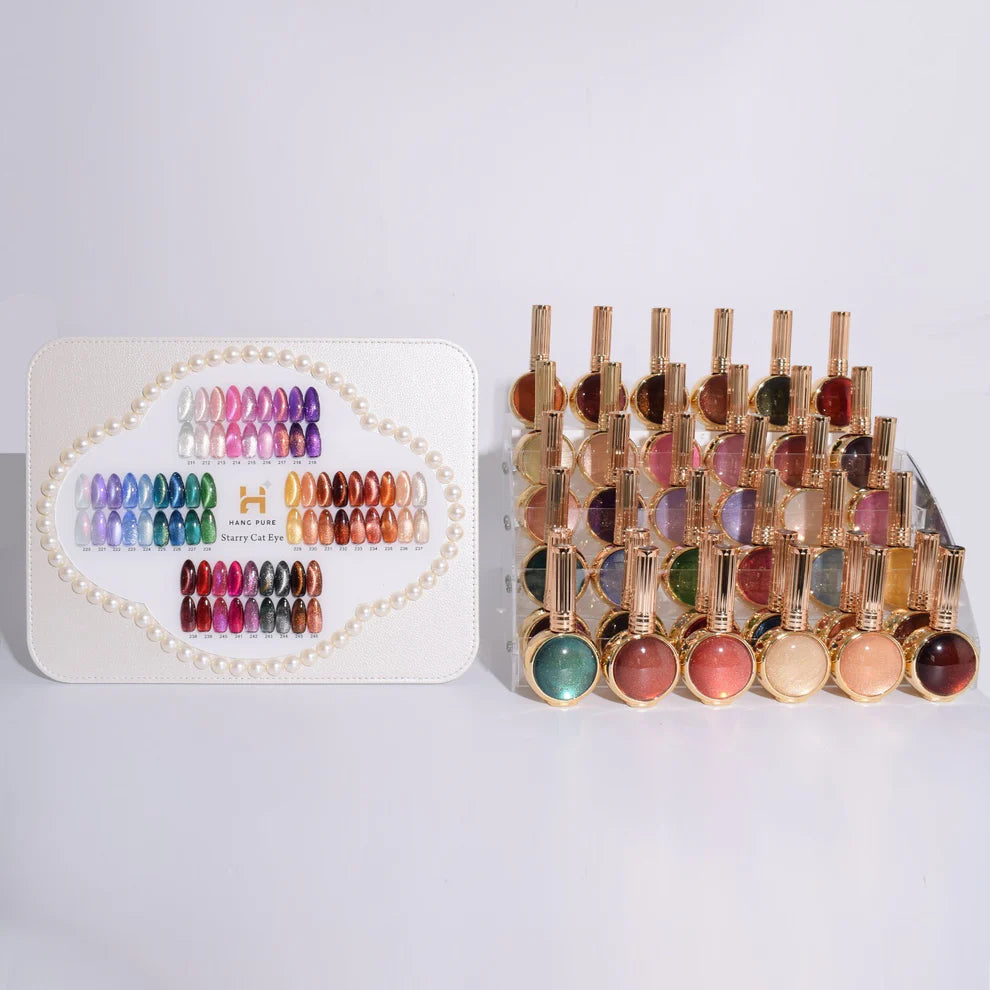Hang Starry Cat Eye – 36 Colors 18ml (#211–#246) | Free Magnet + Free Display