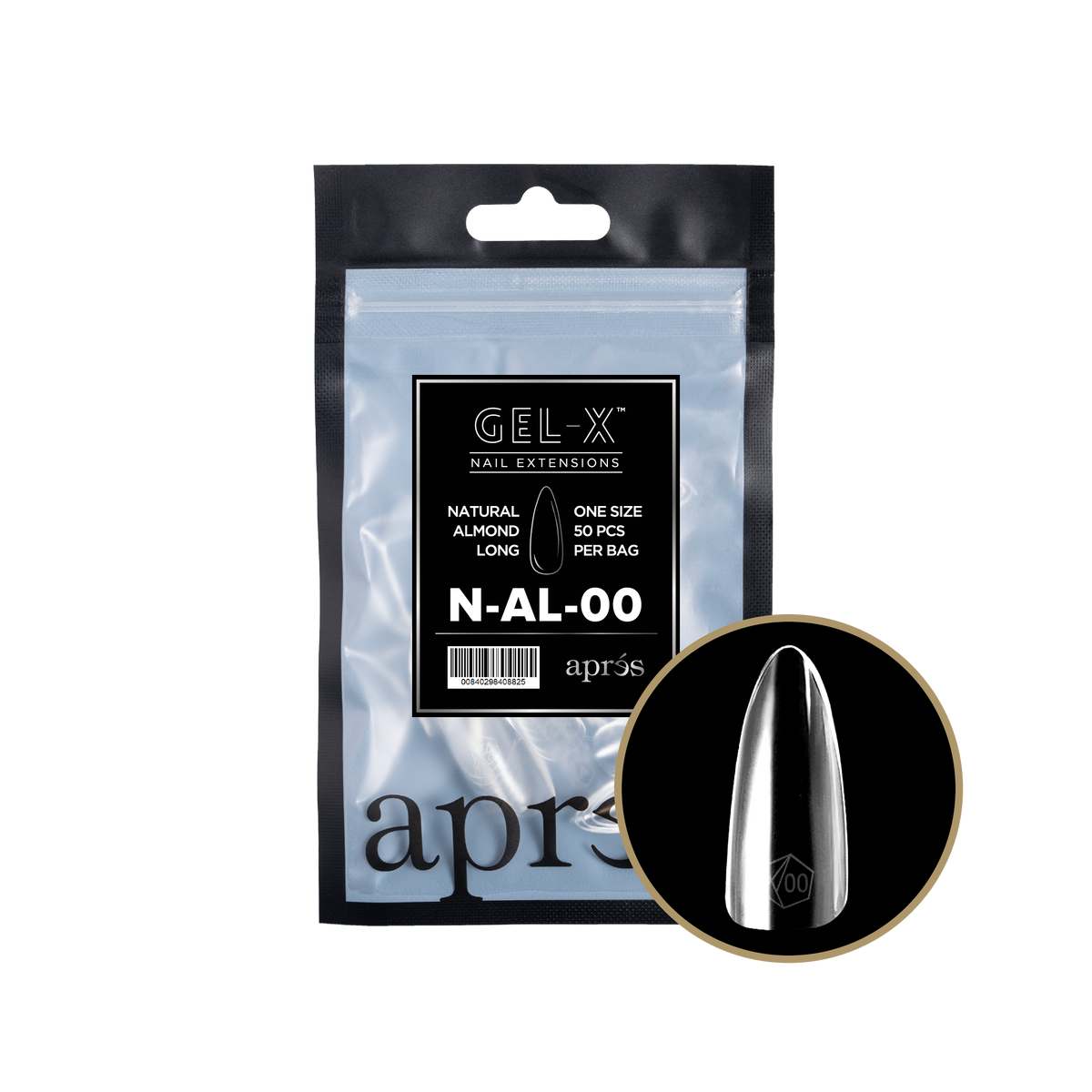 Gel-X® Natural Almond Long Refill Bag
