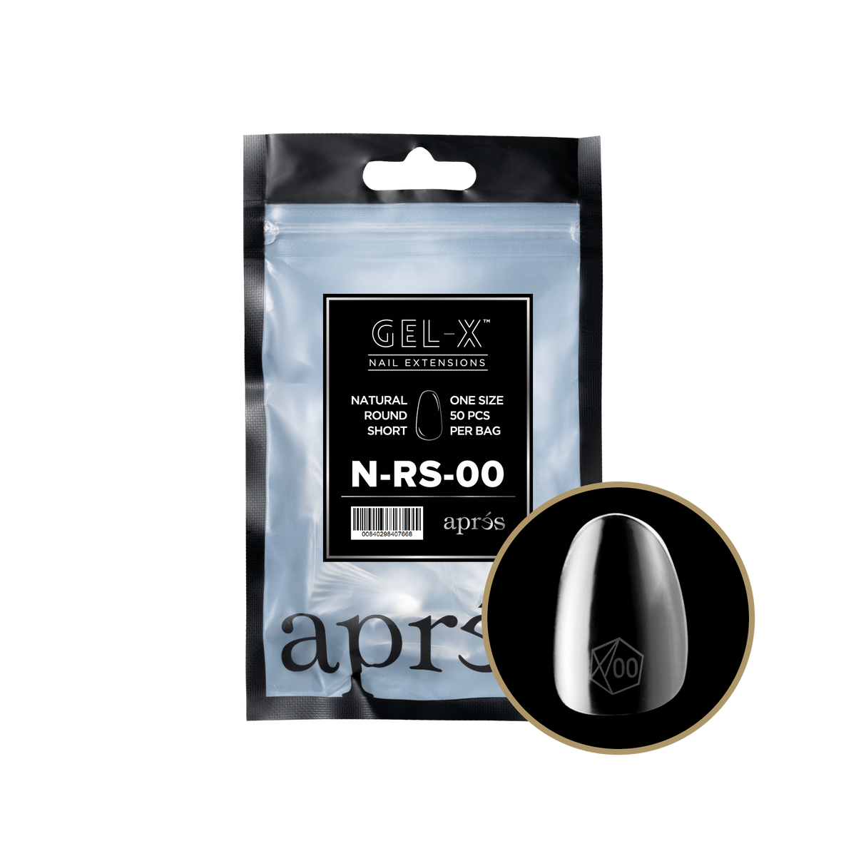 Gel-X® Natural Round Short Refill Bag