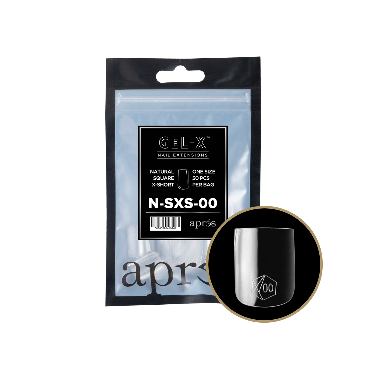 Gel-X® Natural Square Extra Short Refill Bag