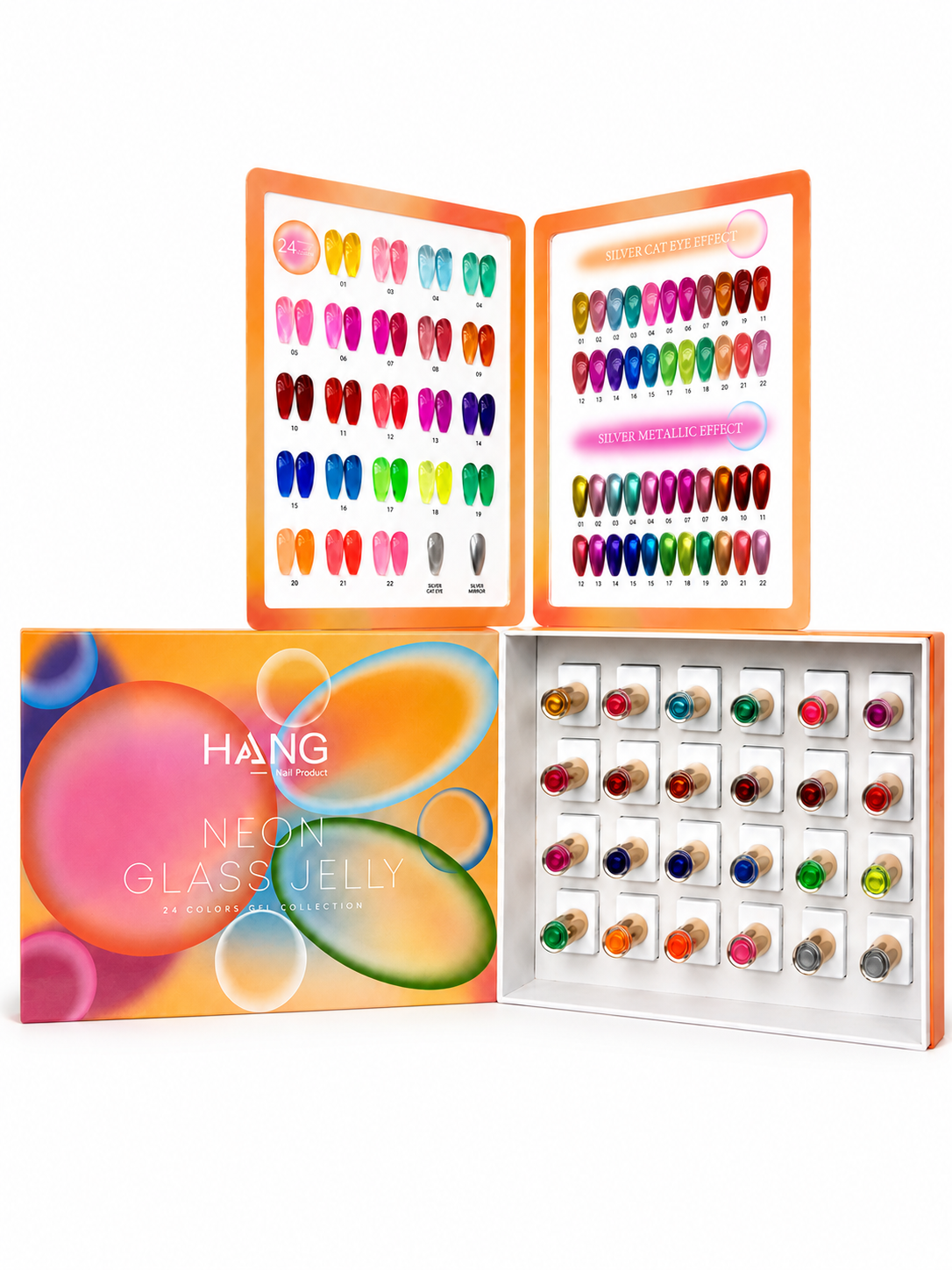 Hang Neon Glass Jelly Gel Set 24 Colors