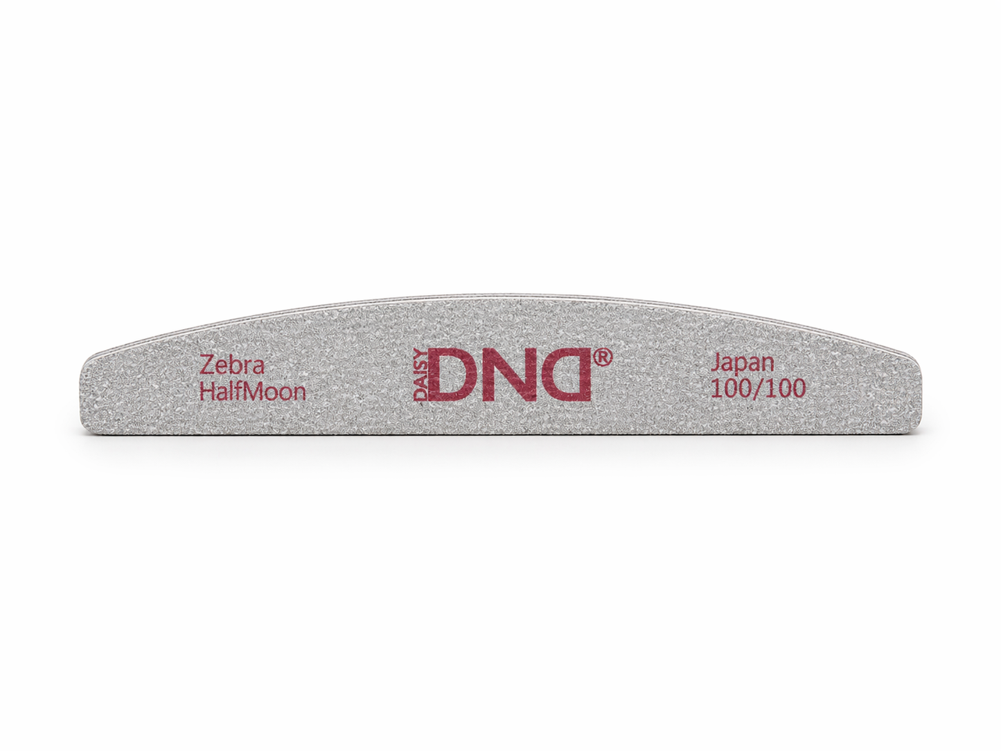 DND Nail File Half Moon Zebra 100/100 Japan (1pc)