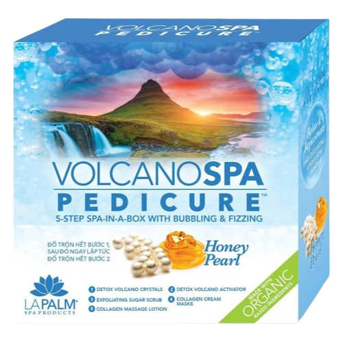 Volcano Spa: 6 Step Pedicure Kit - Honey Pearl