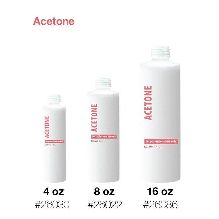 Creation Empty Acetone Plastic Bottle 16 oz