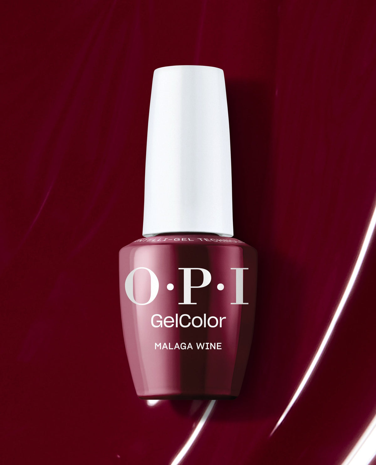 OPI Malaga Wine gel nail polish – view 1
