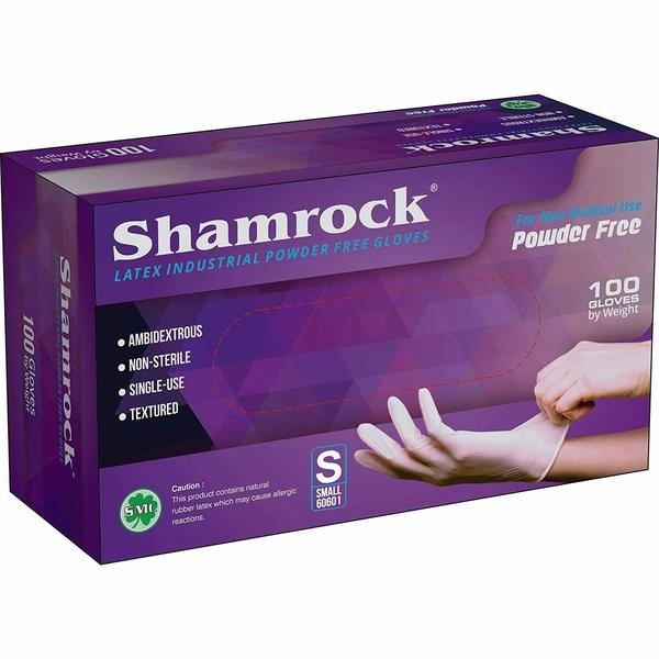 Shamrock Latex Gloves 100 pcs./box, 10 boxes/case