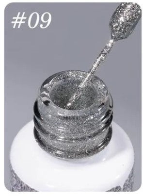 Liner Gel Art #9  Shiny Silver