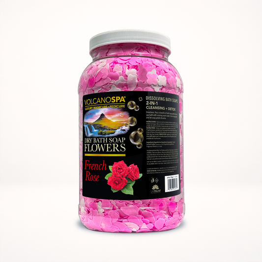 LaPalm Volcano Spa Flower Soap 1 Gallon - French Rose